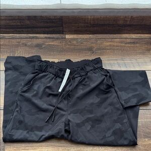 lululemon athletica Black Camo Track Pants